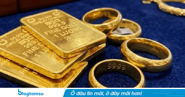 Giá vàng miếng, vàng nhẫn trơn sáng 30/7