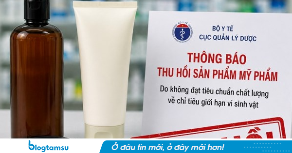 Thu hồi gel tắm gội và sản phẩm cho mẹ sau sinh trên toàn quốc