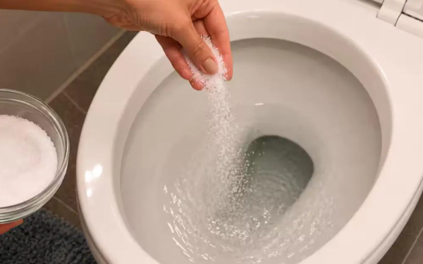 Vì sao nhiều người đổ muối vào bồn cầu trước khi đi ngủ? Công dụng thấy rõ chỉ sau một đêm
