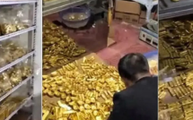 Kinh ngạc cảnh 13,5 tấn vàng trị giá 47 nghìn tỷ đồng phủ kín sàn một biệt thự, cơ quan chức năng vào cuộc