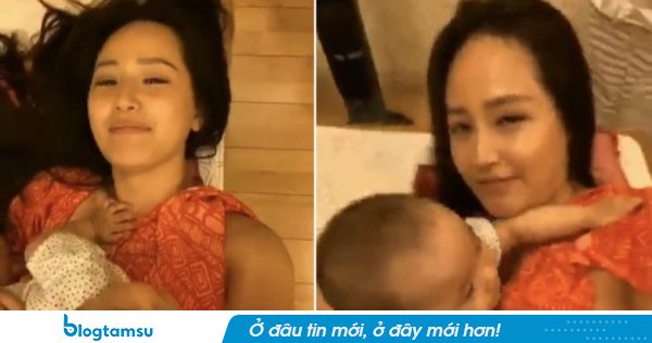 Mai Phương Thúy khoe 'con'