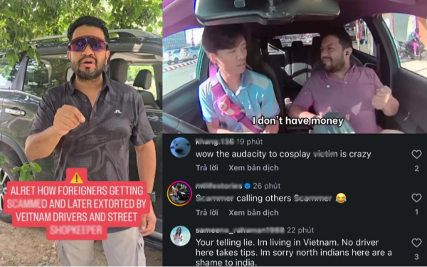 Vụ du khách đi taxi ở Việt Nam không trả tiền: Người đàn ông tung video tố bị tài xế lừa, CDM phản ứng lạ