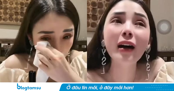 Vợ Huấn Hoa Hồng bật khóc nức nở trên livestream