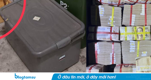 Phát hiện thùng nhựa chứa số tiền mặt tương đương 9,5 tỷ đồng bị vứt cạnh thùng rác