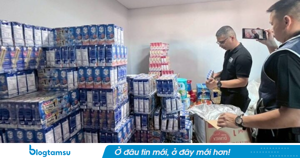 Đột kích hai căn nhà, công an phát hiện đường dây sản xuất sữa hết hạn và bột ngọt, cà phê giả, tịch thu hơn 13.000 sản phẩm tại Thái Lan