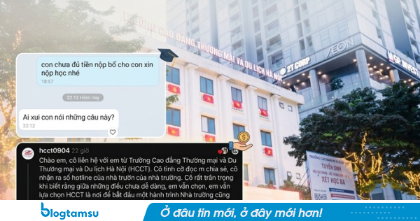 Nữ sinh bật khóc vì tin nhắn của bố khi xin tiền học phí, trường học vào bình luận luôn: 