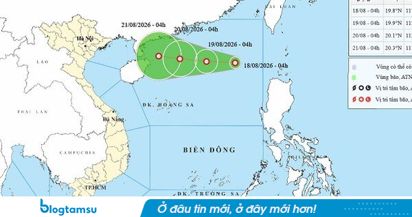 Vừa xuất hiện áp thấp nhiệt đới trên Biển Đông: Xác định vùng nguy hiểm, hướng đi cụ thể ra sao?