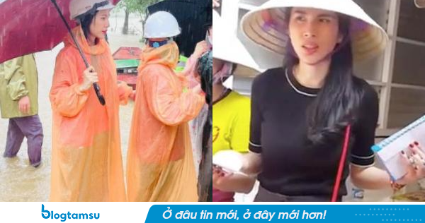 Mùa mưa bão đến, ca sĩ Thủy Tiên lên tiếng về chuyện làm từ thiện