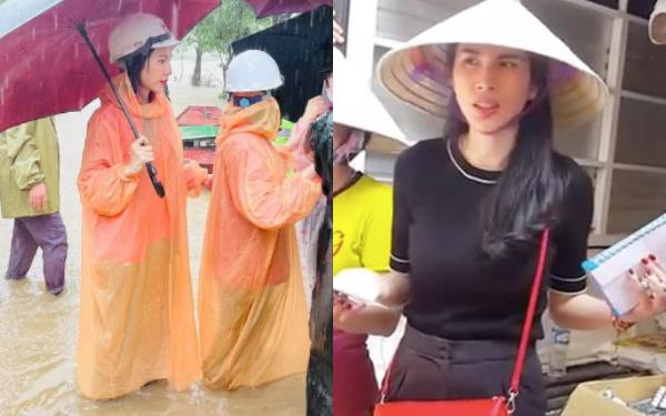 Mùa mưa bão đến, ca sĩ Thủy Tiên lên tiếng về chuyện làm từ thiện