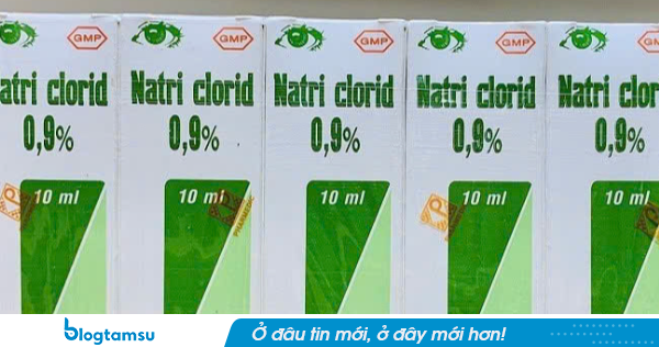 Xử phạt công ty sản xuất lô thuốc nhỏ mắt Natri clorid 0,9% không đạt chất lượng