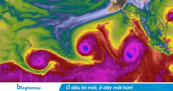 3 cơn bão xuất hiện cùng lúc giữa thời điểm “Siêu El Niño”, chuyên gia đưa ra cảnh báo đáng chú ý
