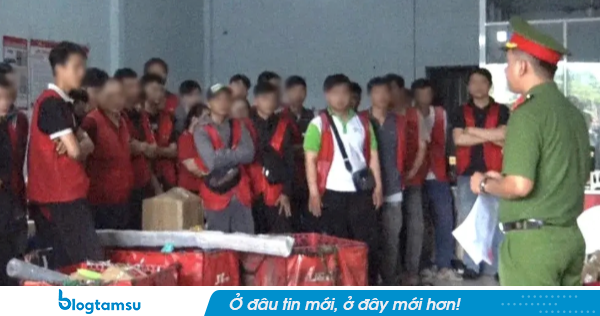 Công an kiểm tra 4 cơ sở giao hàng, 77 shipper