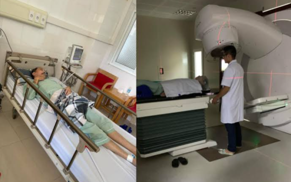 Hình ảnh NSND Công Lý trong bệnh viện