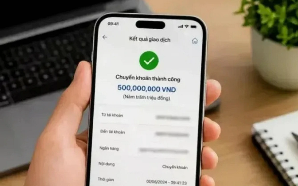 Công an sẽ điều tra khi tài khoản ngân hàng xuất hiện giao dịch nhận tiền này