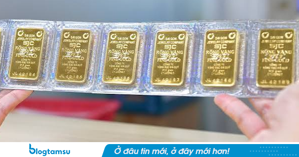 Giá vàng miếng, vàng nhẫn sáng 13/9