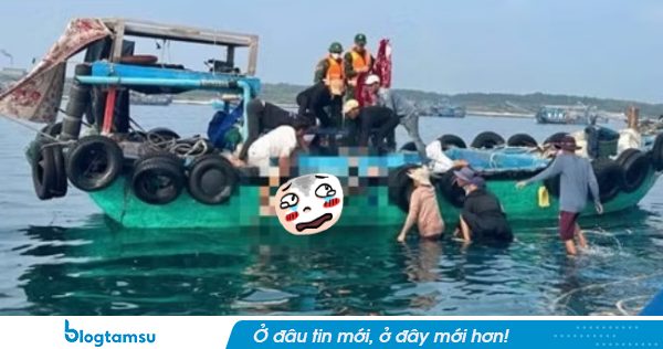 Tìm thấy thi thể thuyền viên mất tích vụ lật tàu gần đảo Phú Quý