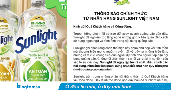 CHÍNH THỨC: Sunlight lên tiếng xin lỗi