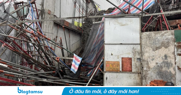 Sập nhà 6 tầng đang thi công ở Cần Thơ