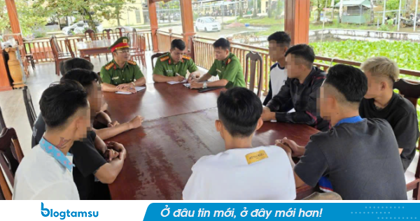 Xử lý nghiêm nhóm thanh thiếu niên “sản xuất phim xã hội đen” đăng Facebook để câu like