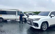 Tạm giữ hình sự tài xế xe Lexus lạng lách, chặn xe khác dẫn đến tai nạn trên cao tốc
