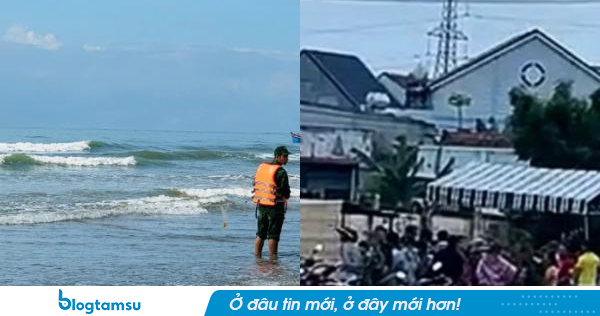 Hai em nhỏ tử vong khi tắm biển