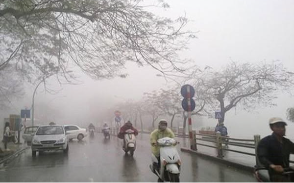 Không khí lạnh tràn xuống miền Bắc