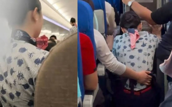 Bắt tiếp viên xin lỗi sau khi vô tình va vào tay, nam hành khách nhận cái kết đắng