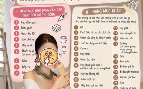 TikToker 3,3 triệu followers kêu gọi tài trợ xây nhà từ keo dán gạch đến bếp gas gây tranh cãi