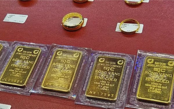 Vàng SJC mỗi nơi một giá