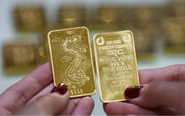Giá vàng miếng xuống mức thấp nhất hơn hai tháng